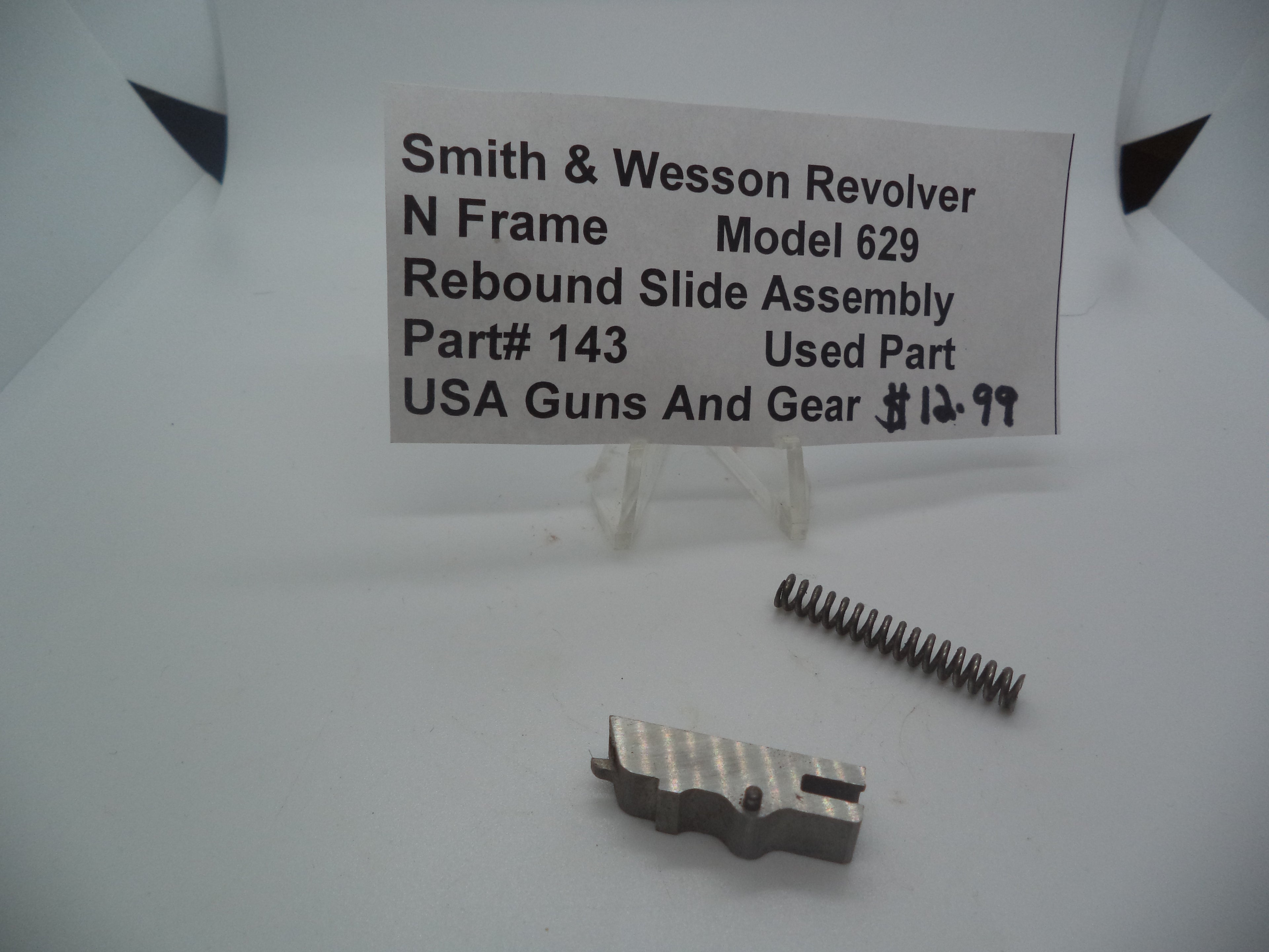143 Smith & Wesson N Frame Revolver Model 629 Rebound Slide Assembly