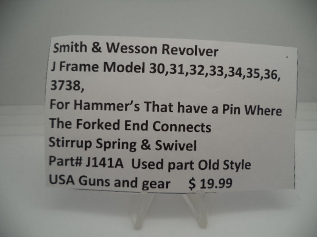 J141A Smith & Wesson Revolver J Frame Multiple Model STIRRUP SPRING and SWIVEL