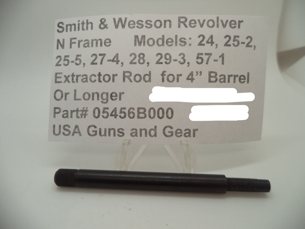 S&W N Frame Revolver Extractor Rod 4" or Longer Barrel 05456B000