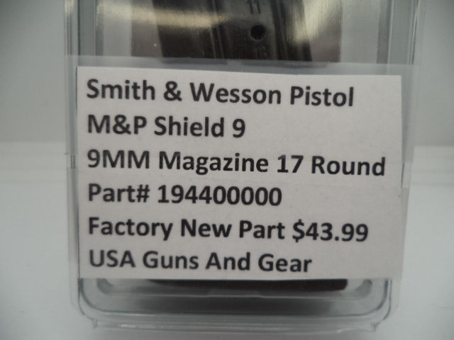 Smith & Wesson M&P 9MM Pistol Magazine 17 Round 194400000