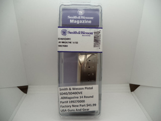 199270000 Smith & Wesson SD40/SD40VE .40 Magazine 14Rd