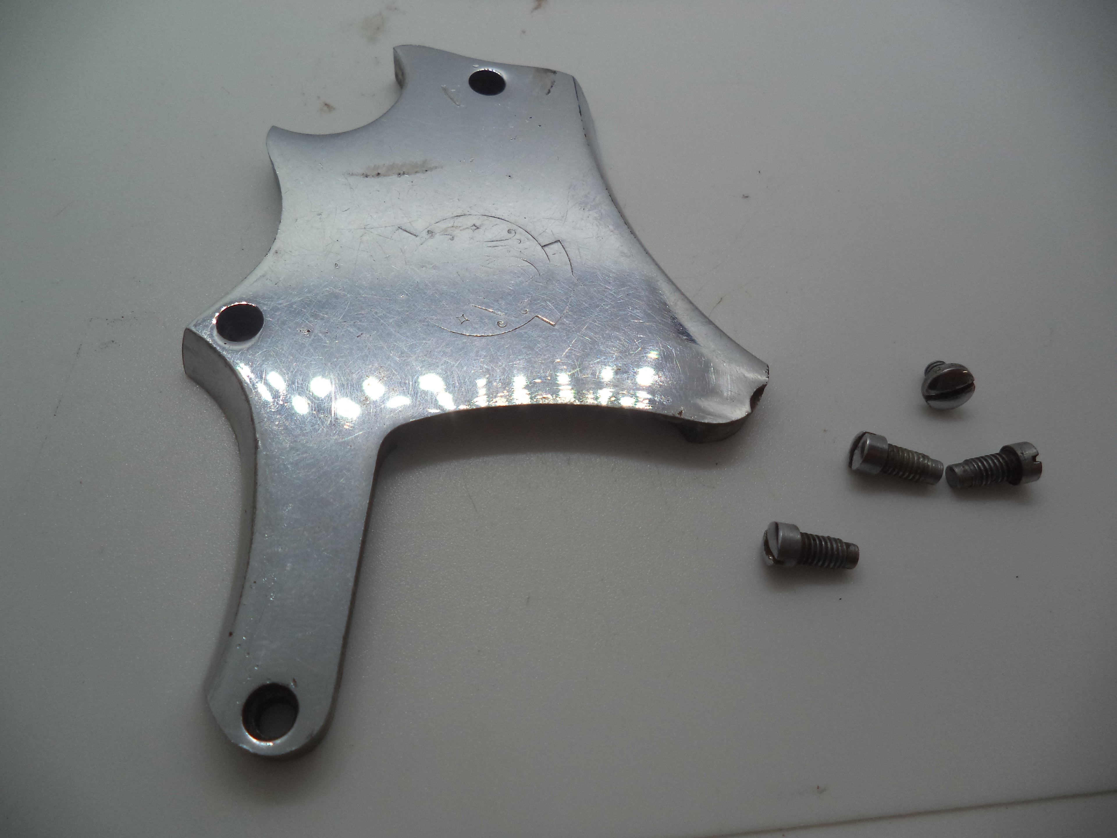 44E  Smith & Wesson Revolver .44 Special Side Plate and 4 Screws  (New Century)
