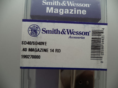 199270000 Smith & Wesson SD40/SD40VE .40 Magazine 14Rd