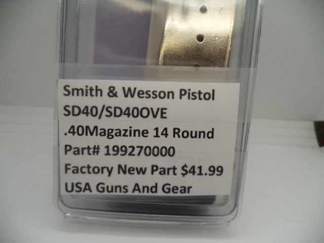 199270000 Smith & Wesson SD40/SD40VE .40 Magazine 14Rd