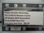60400 Hogue Revolver Pistol Grips Fits Smith and Wesson J Frame