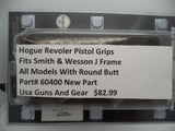 60400 Hogue Revolver Pistol Grips Fits Smith and Wesson J Frame
