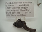 581184B Smith & Wesson L Frame Model 581 Trigger .265" Wide .357 Magnum Used