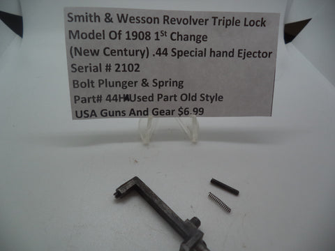 44HA Smith & Wesson Revolver .44 Special Bolt Plunger and Spring (New Century)
