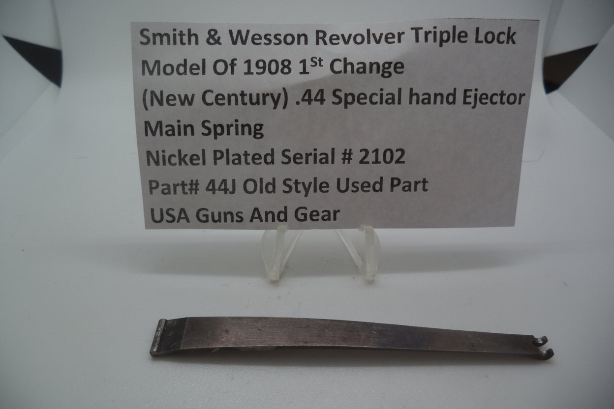 Smith & Wesson Revolver .44 Special Main Spring New Century Triple Lock Model 1908 Used 44J