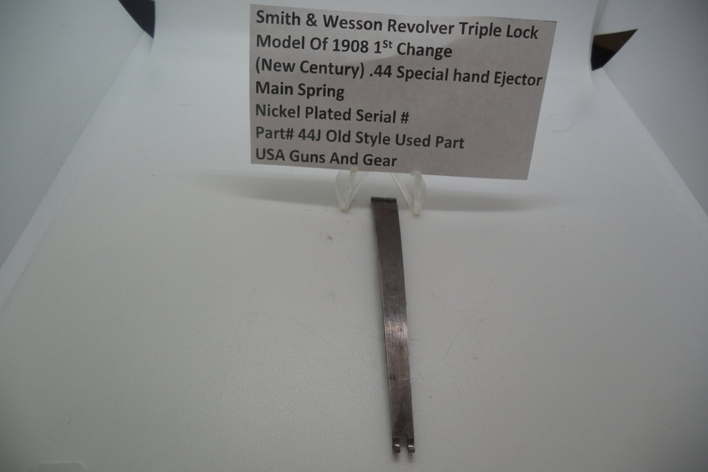 Smith & Wesson Revolver .44 Special Main Spring New Century Triple Lock Model 1908 Used 44J