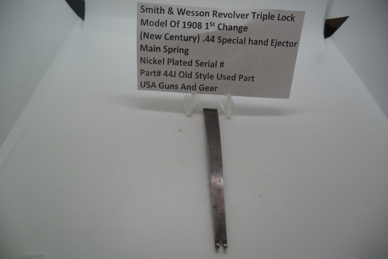 Smith & Wesson Revolver .44 Special Main Spring New Century Triple Lock Model 1908 Used 44J