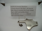 36153 Smith & Wesson J Frame Model 36 Side Plate & Screws Used Part