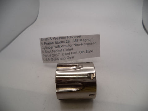 2857 Smith & Wesson N Frame Model 28 .357 Magnum Cylinder w/Extractor Non-Recessed Used