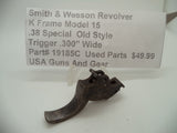 Smith & Wesson K Frame Model 15 Trigger .300" Wide .38 Special Used Part 19185