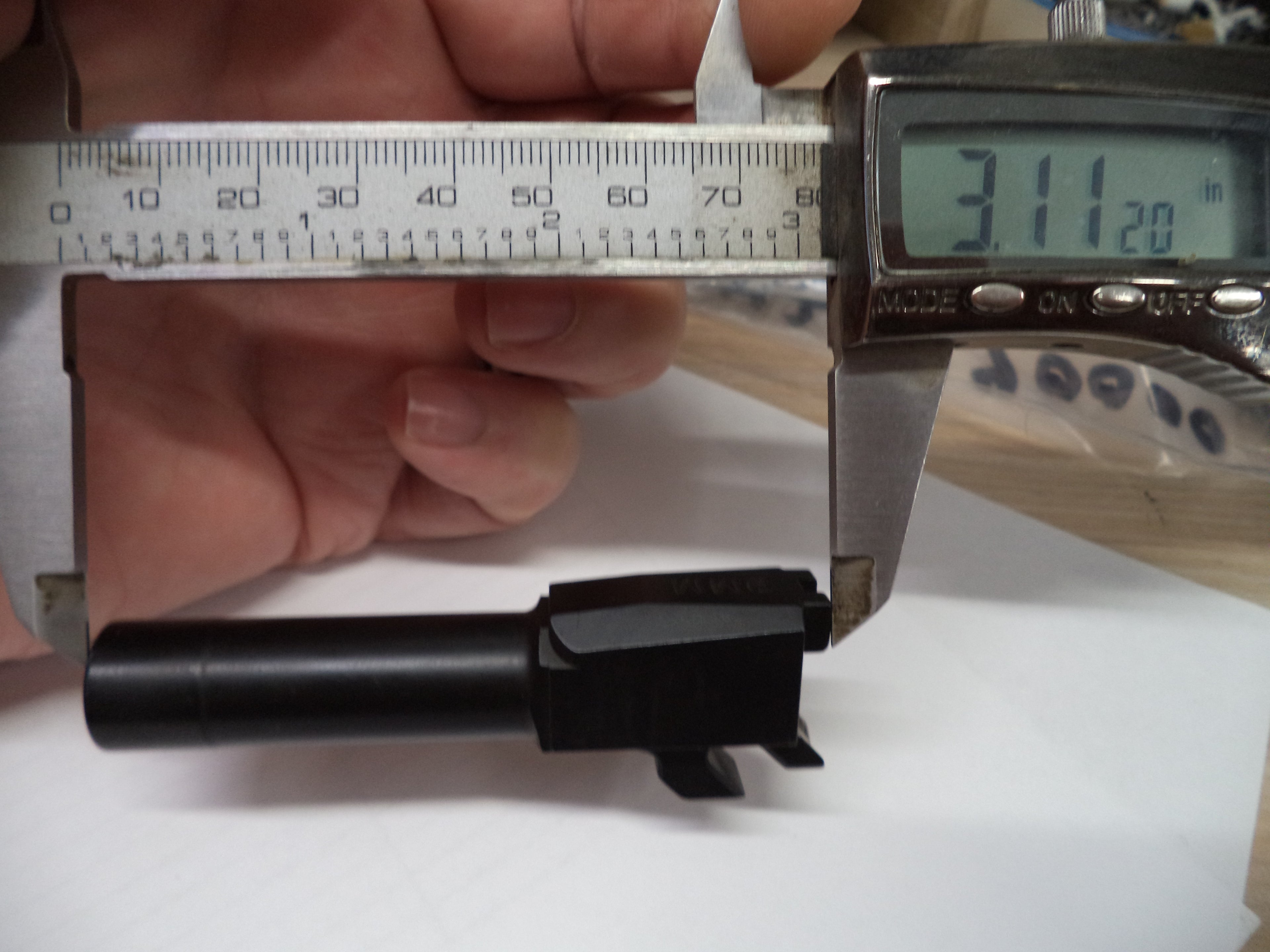 Smith & Wesson M&P Shield 9mm TLCI Barrel 3.11" Matte Blued | OEM 423740000