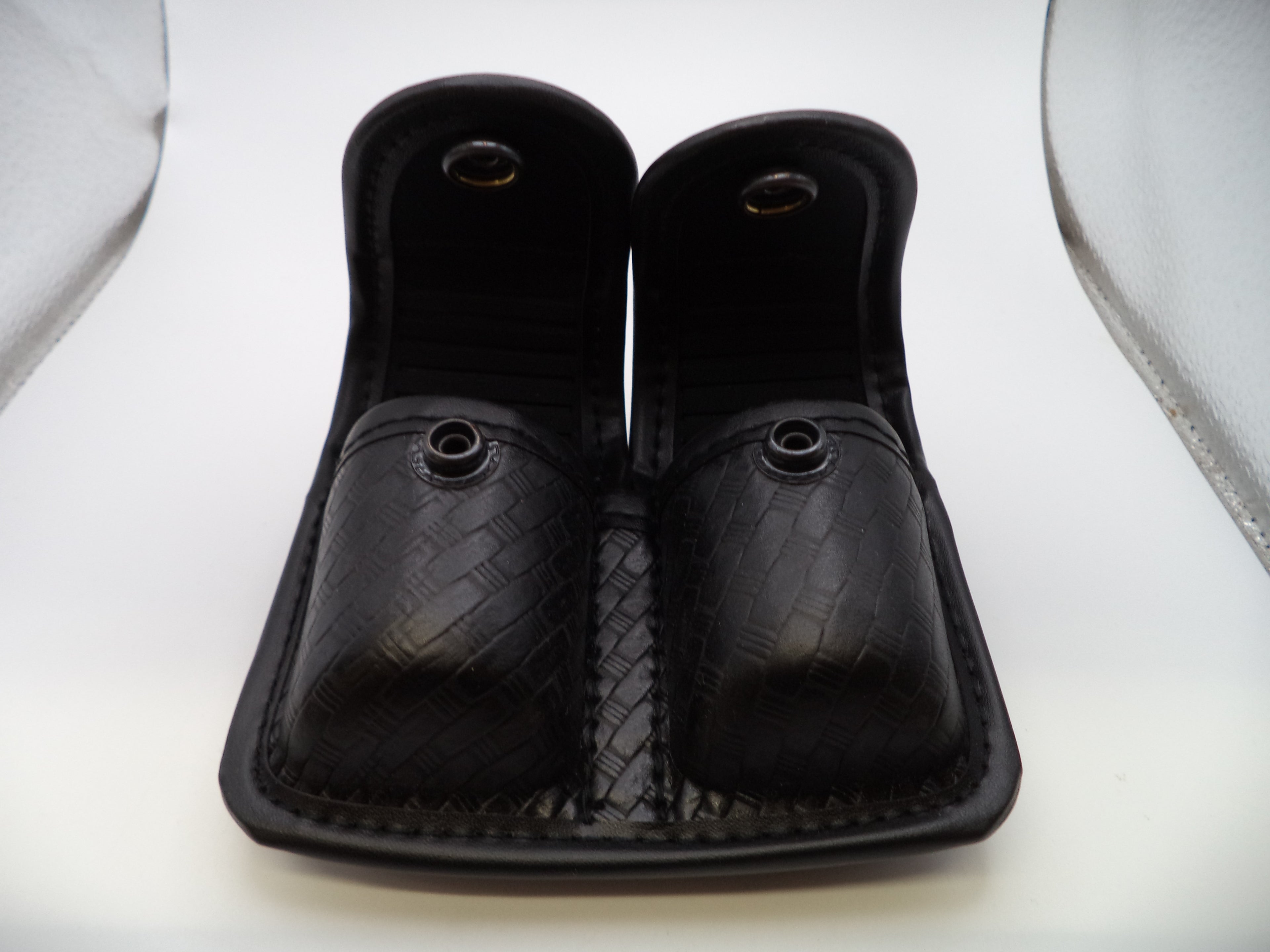 SL02 Double Speed Loader, Black Basket Weave, Synthetic Leather New Part