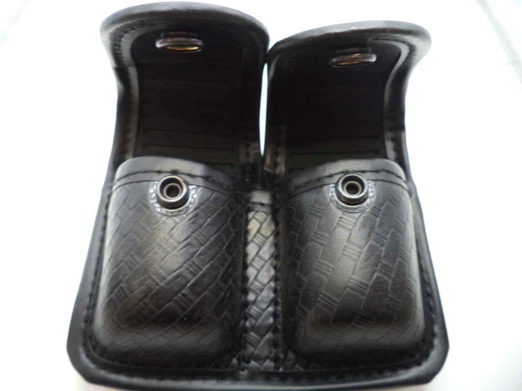 SL02 Double Speed Loader, Black Basket Weave, Synthetic Leather New Part