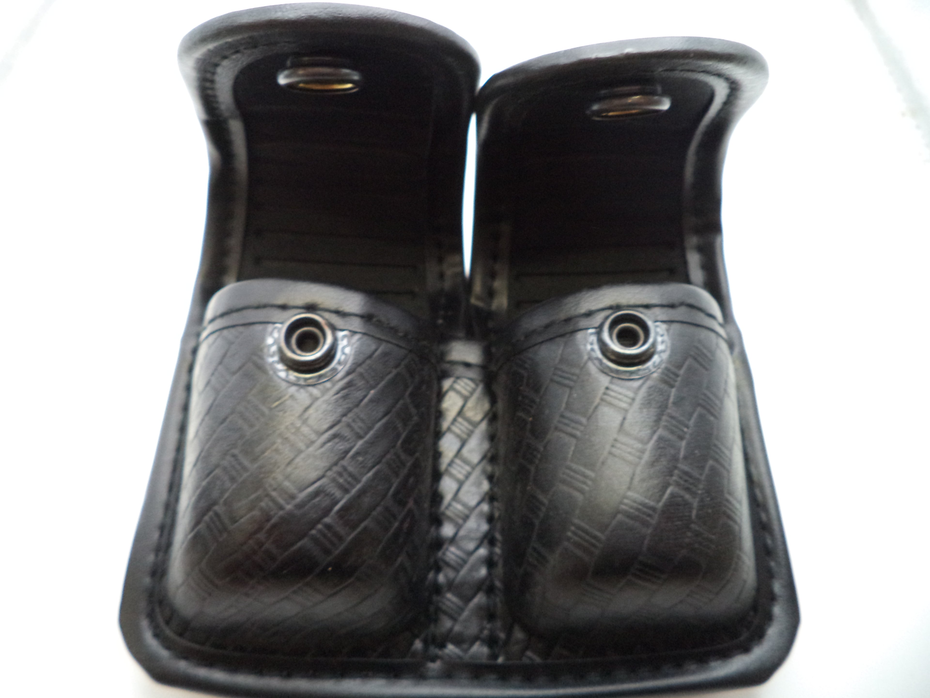 SL02 Double Speed Loader, Black Basket Weave, Synthetic Leather New Part