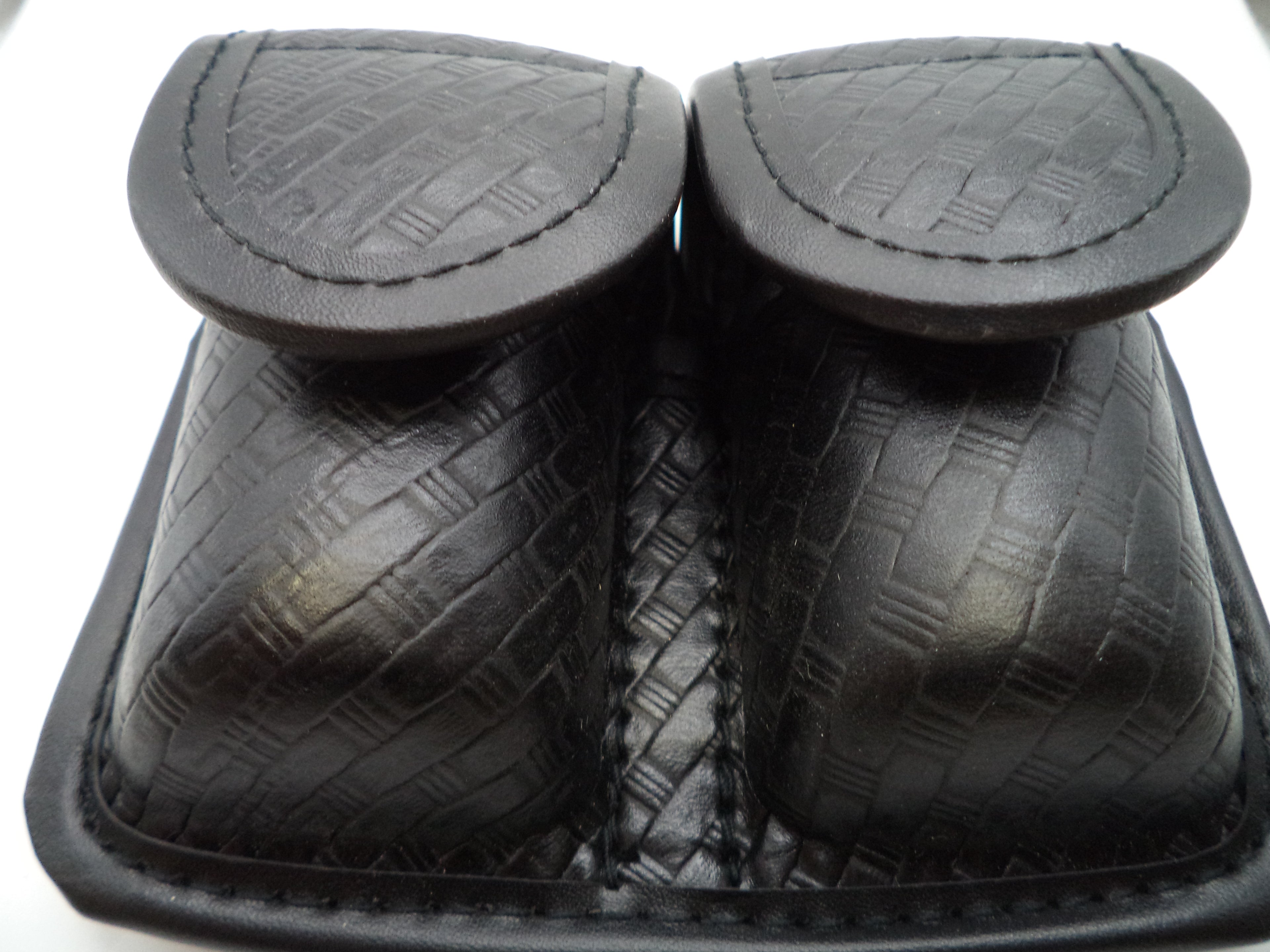 SL02 Double Speed Loader, Black Basket Weave, Synthetic Leather New Part