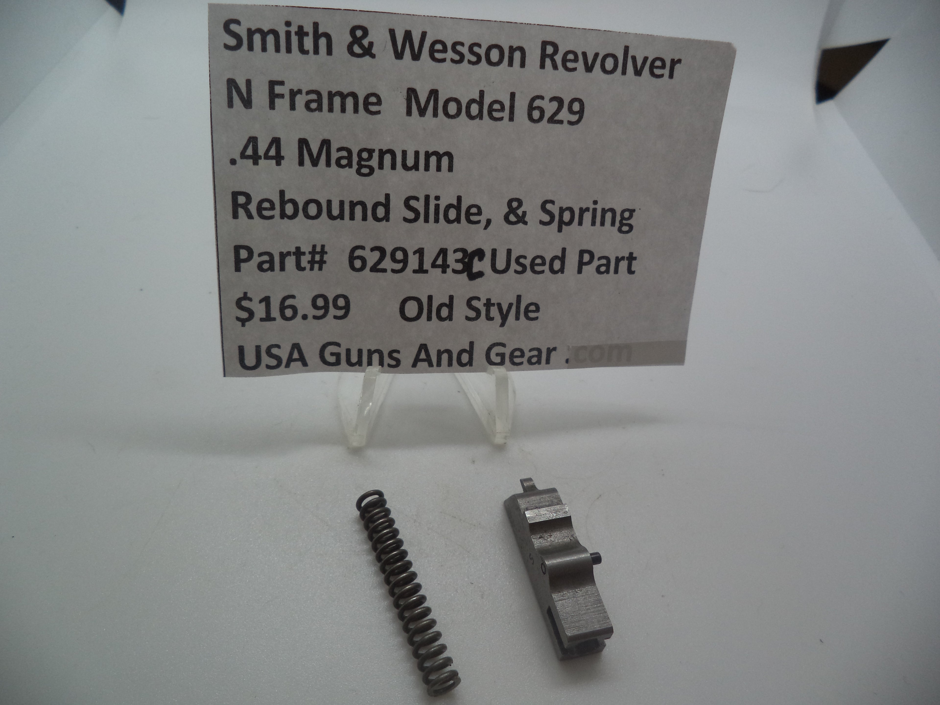 629143C Smith and Wesson N Frame Model 629  .44 Mag. Rebound Slide and Spring