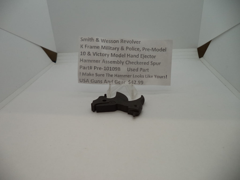 Pre-10109B Smith & Wesson K Frame Revolver Pre-Model 10 M&P Hammer Used