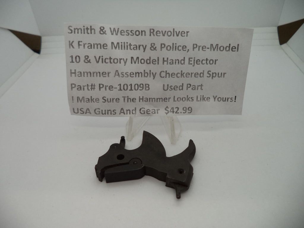 Pre-10109B Smith & Wesson K Frame Revolver Pre-Model 10 M&P Hammer Used