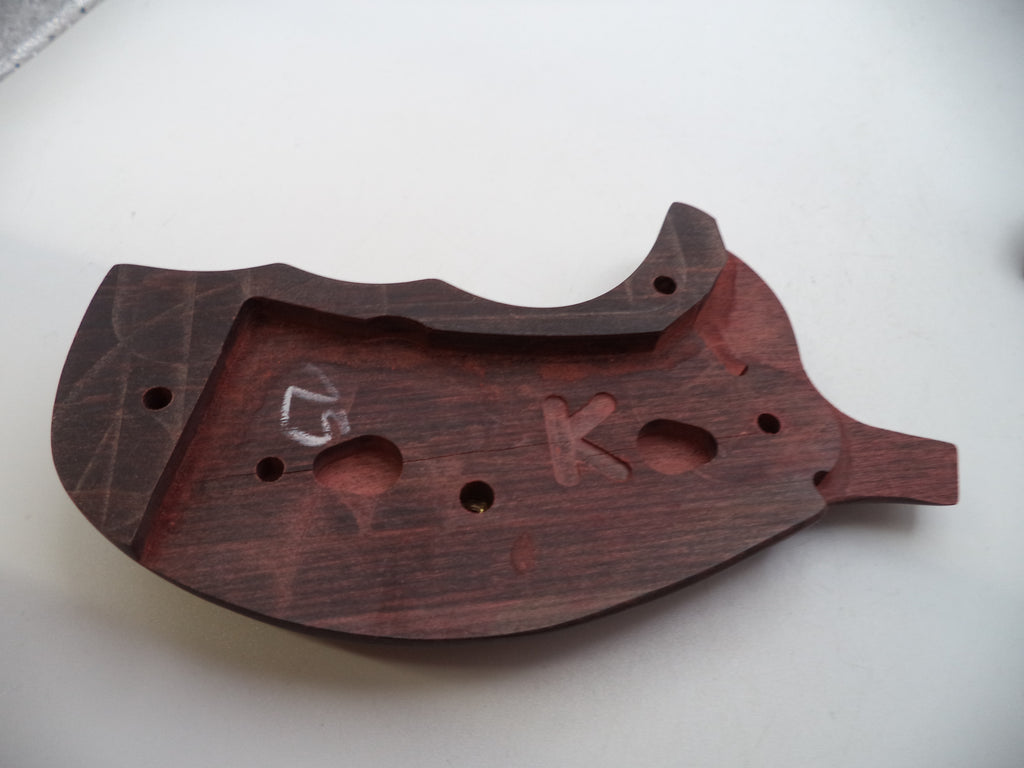 Smith & Wesson L Frame 686 Wood Grips - Round Butt | OEM Part 414020000