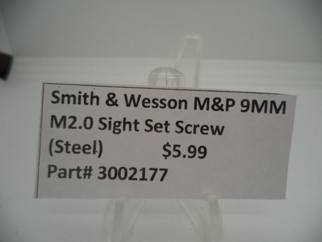 S&W M&P M2.0 Rear Sight Set Screw 9mm/40 | OEM 3002177