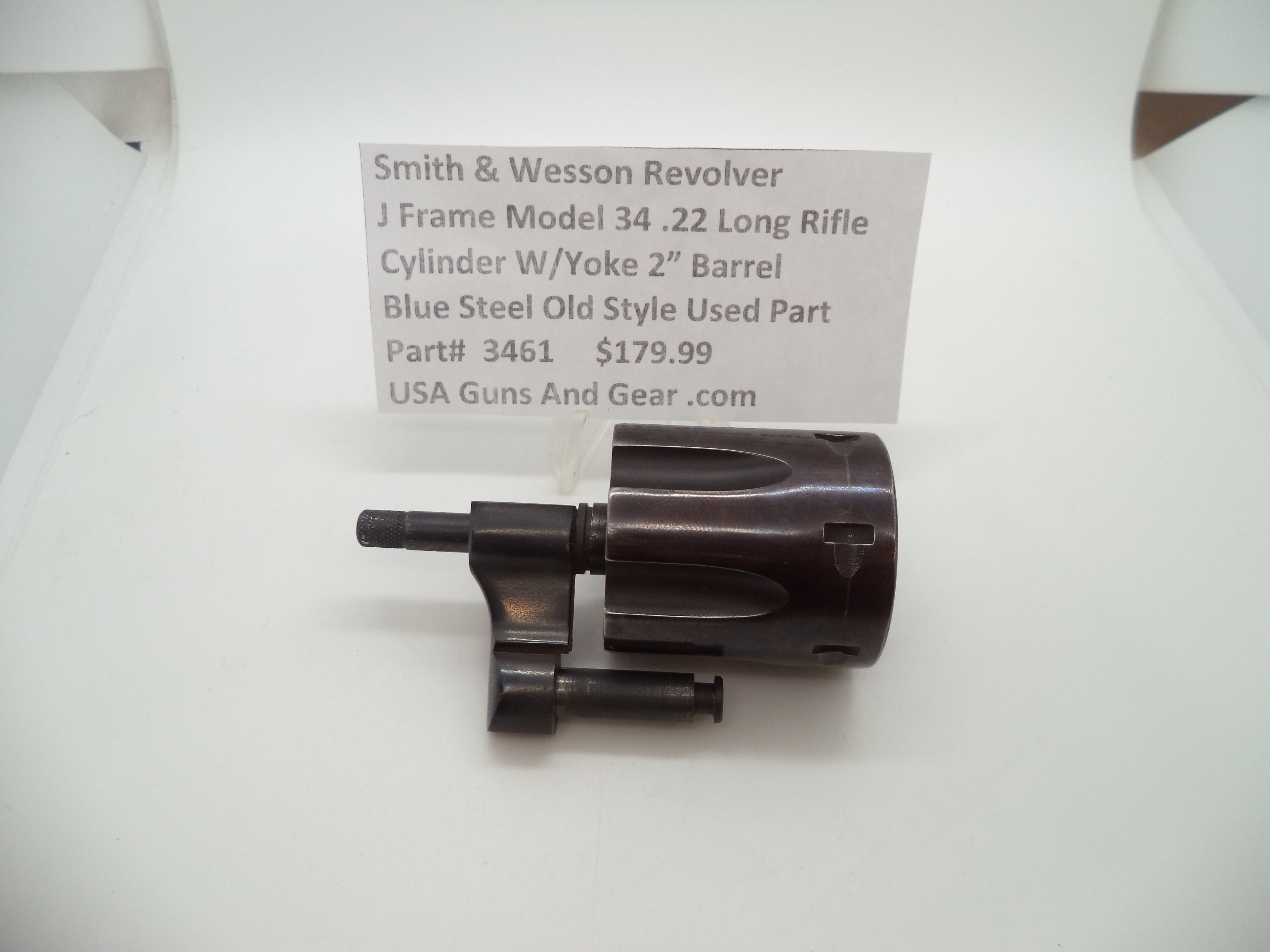 Smith & Wesson J Frame Model 34-1 Cylinder Assembly - .22 LR - Used OEM Part #3461