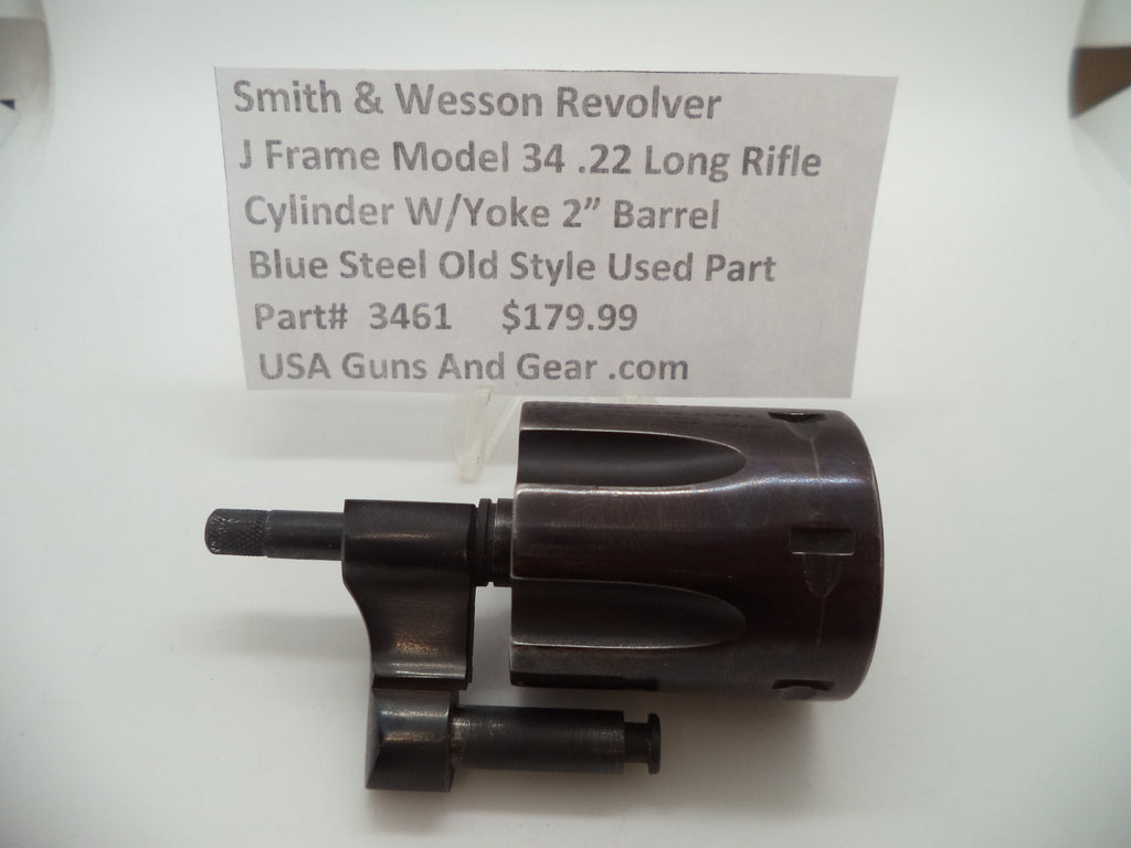 Smith & Wesson J Frame Model 34-1 Cylinder Assembly - .22 LR - Used OEM Part #3461