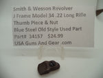 34157 Smith & Wesson J Frame Model 34 Used Thumb Piece & Nut .22 Long Rifle