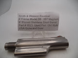 6623 Smith & Wesson K Frame Model 66  .357 Magnum Pinned 4" Barrel Used