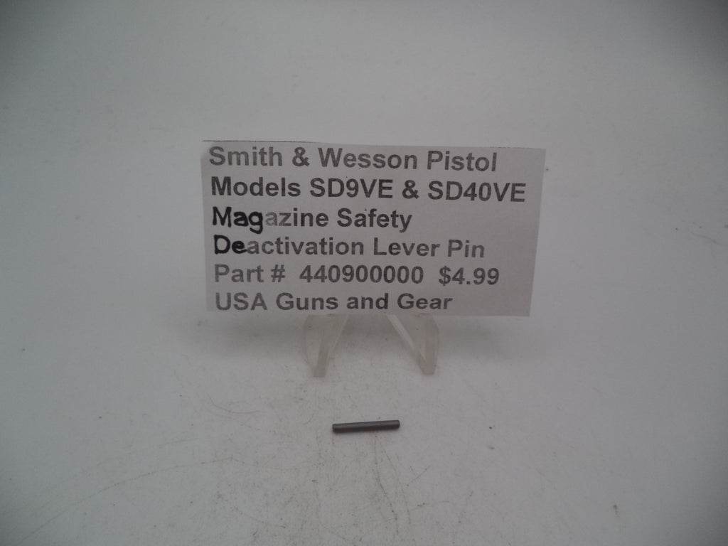 S&W SD9 VE/SD40 VE Magazine Safety Deactivation Lever Pin | OEM 440900000