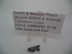 428860000 Smith & Wesson SD9VE & SD40VE Takedown Lever New