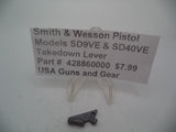 428860000 Smith & Wesson SD9VE & SD40VE Takedown Lever New