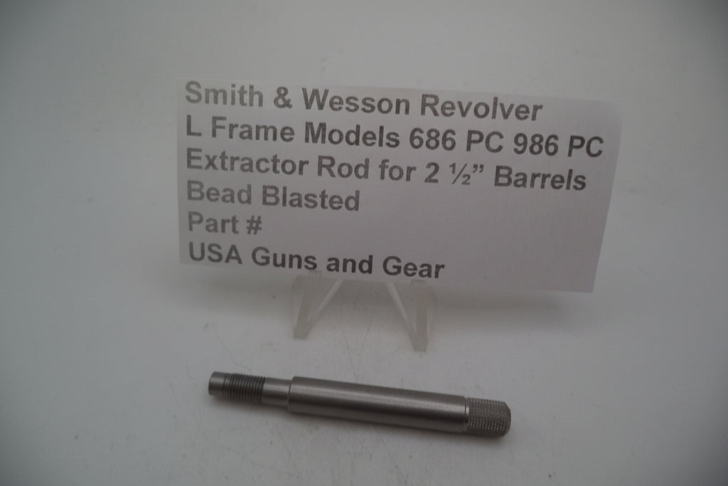 Smith & Wesson L Frame Model 686 PC/986 PC Extractor Rod 2.5" Barrel Factory New Part 384630000
