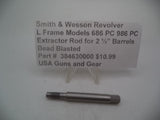 384630000 Smith & Wesson Revolver L Frame Model 686 PC 986 PC Extractor Rod New