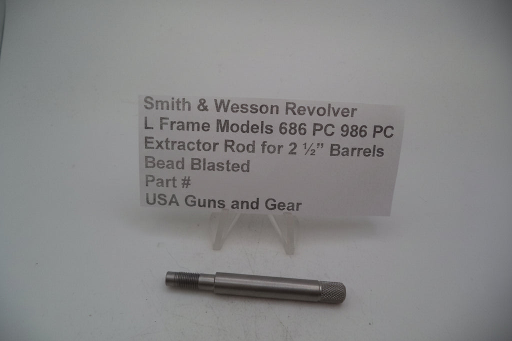 Smith & Wesson L Frame Model 686 PC/986 PC Extractor Rod 2.5" Barrel Factory New Part 384630000