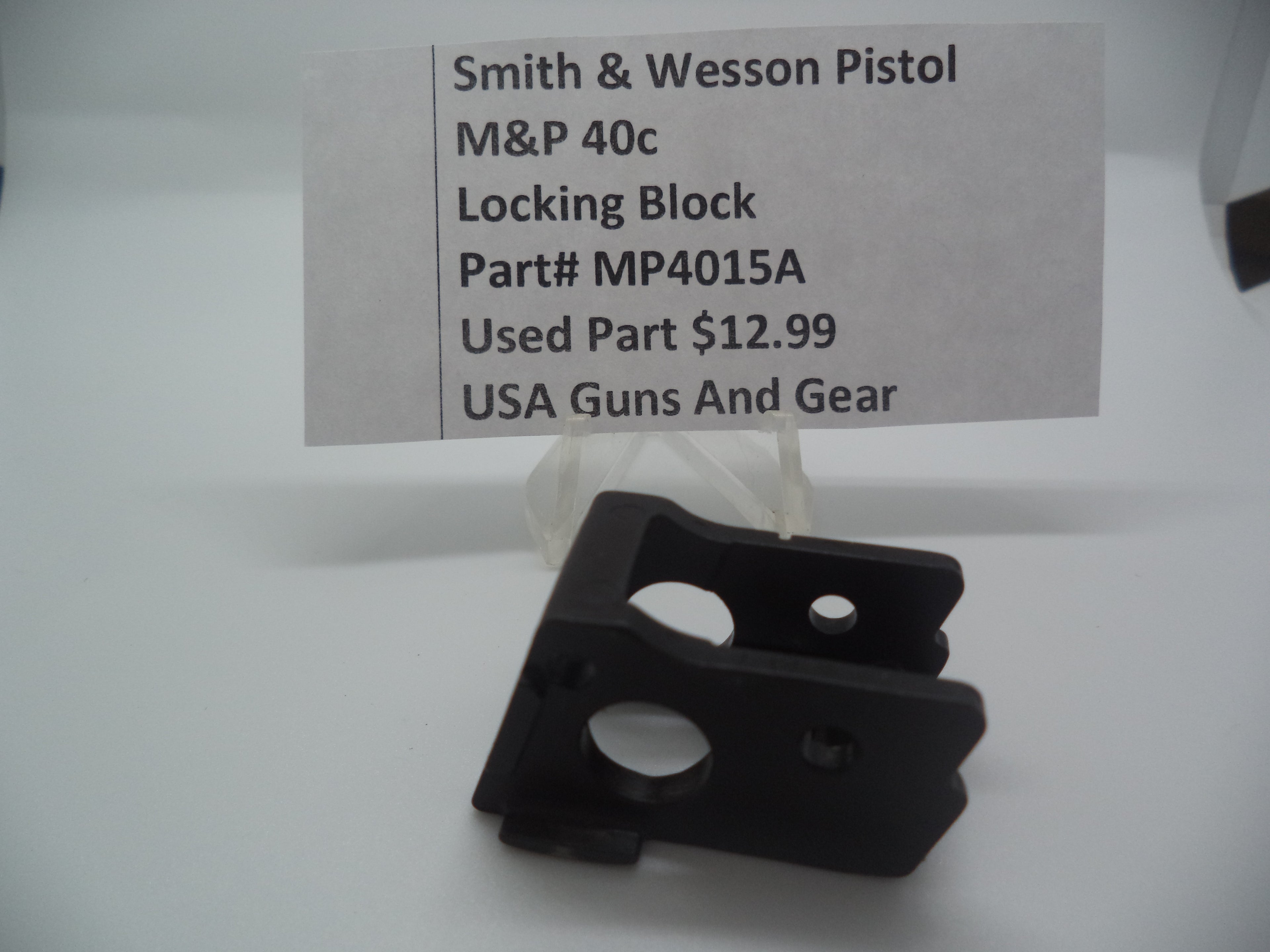 MP4015A S&W Pistol M&P 40c Locking Block  .40Cal  (Used Part)