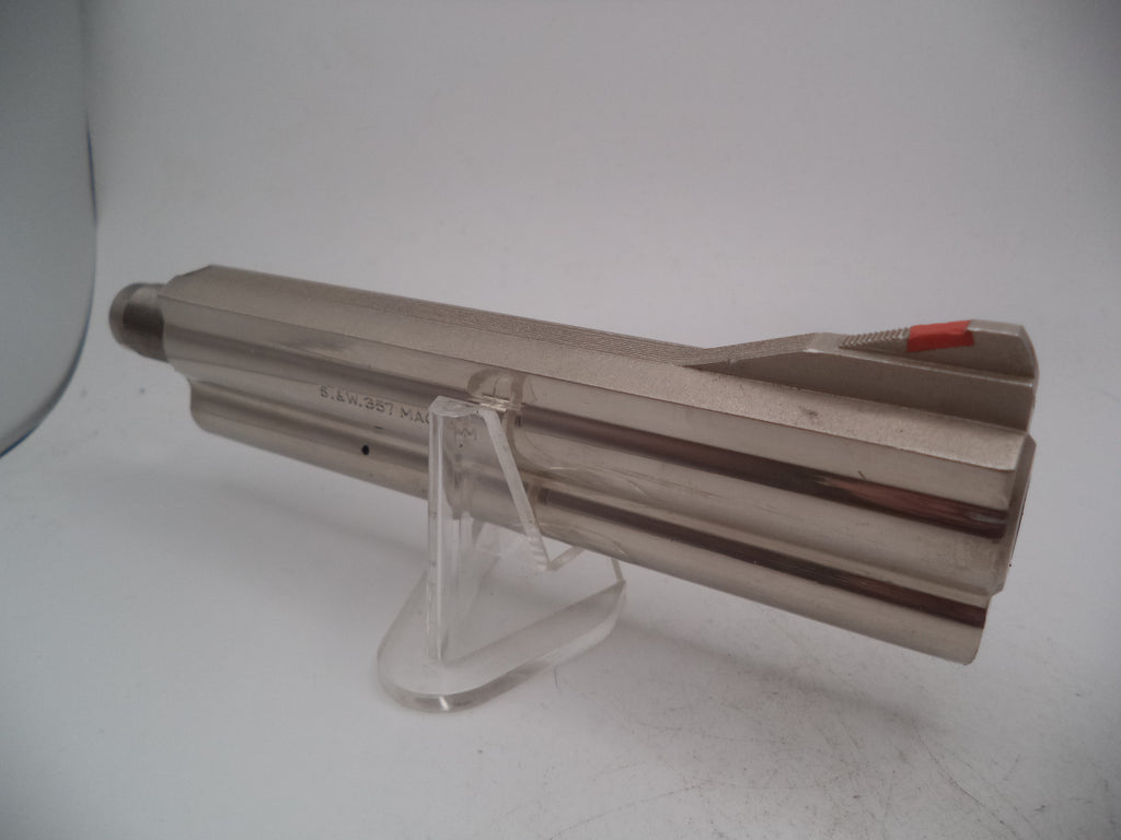 Smith & Wesson Used L Frame Model 586 Nickel 6" Non-Pinned Barrel 58631A