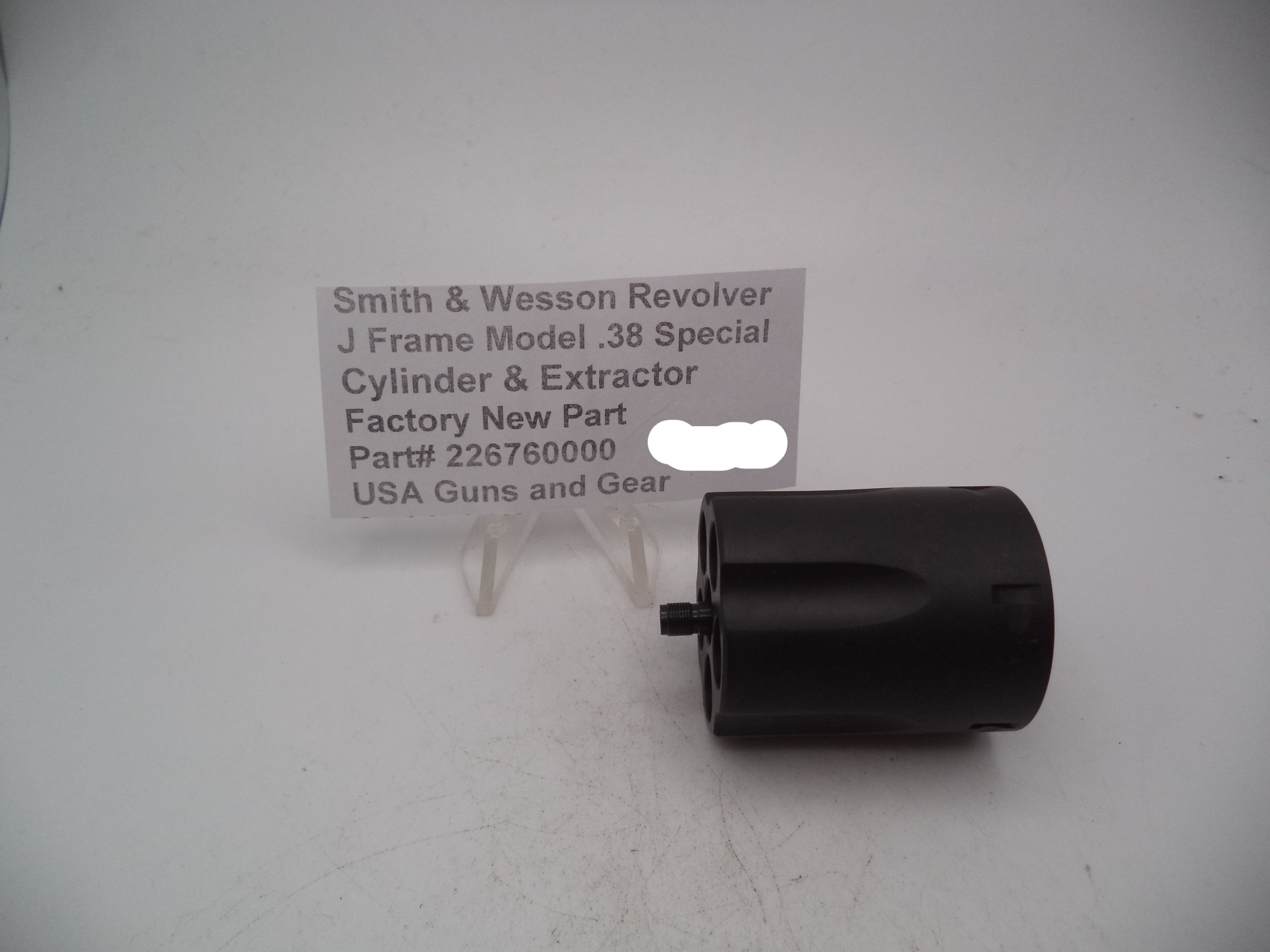 226760000 Smith & Wesson J-Frame Cylinder, 38 Special New
