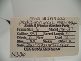 N336 Smith & Wesson Revolver N Frame Pre-Model 27 4" Barrel 260" Grooved Trigger