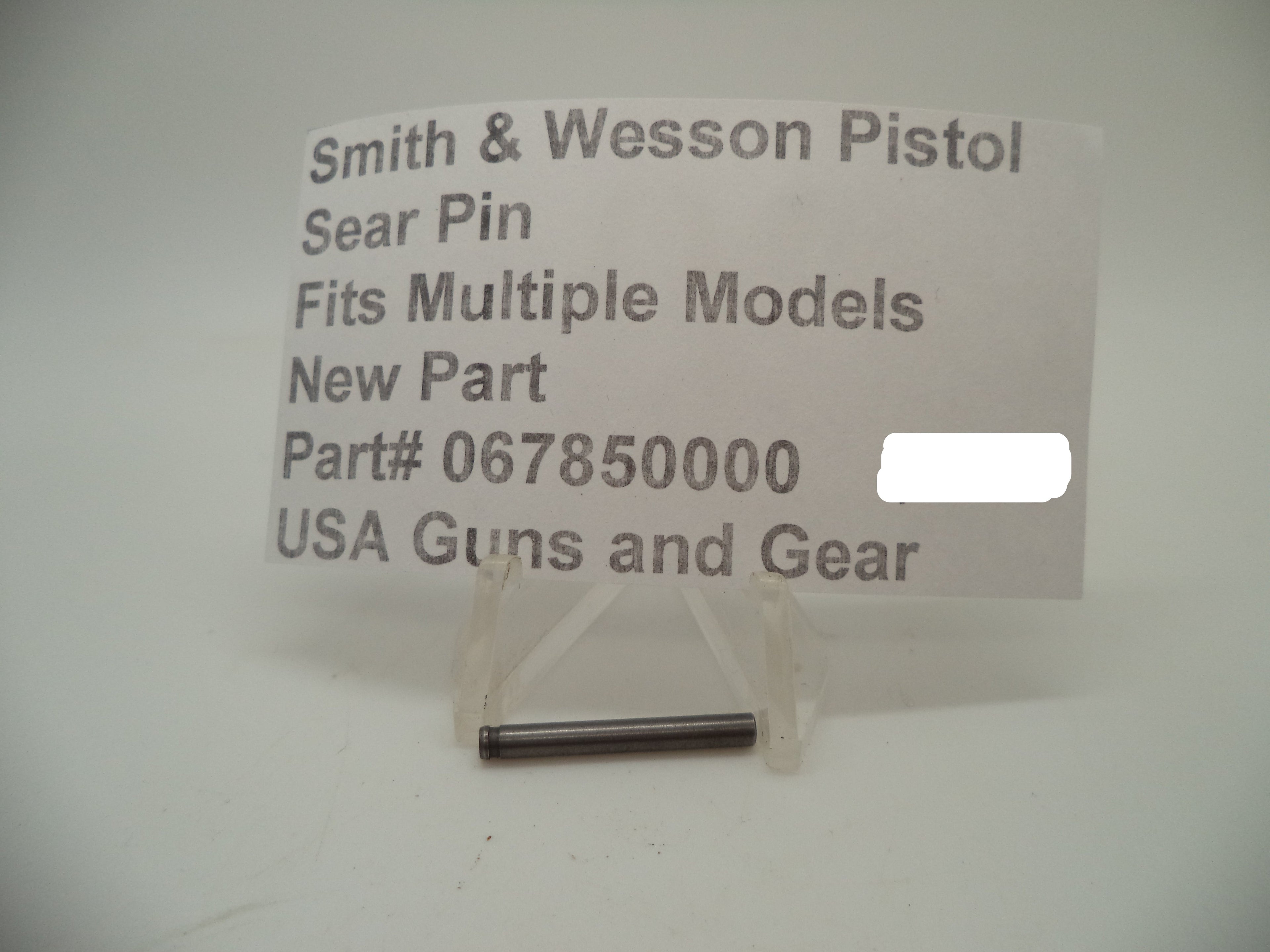 067850000 S&W Lever Pin - 4505 4506 4516 1006 Multi-Model
