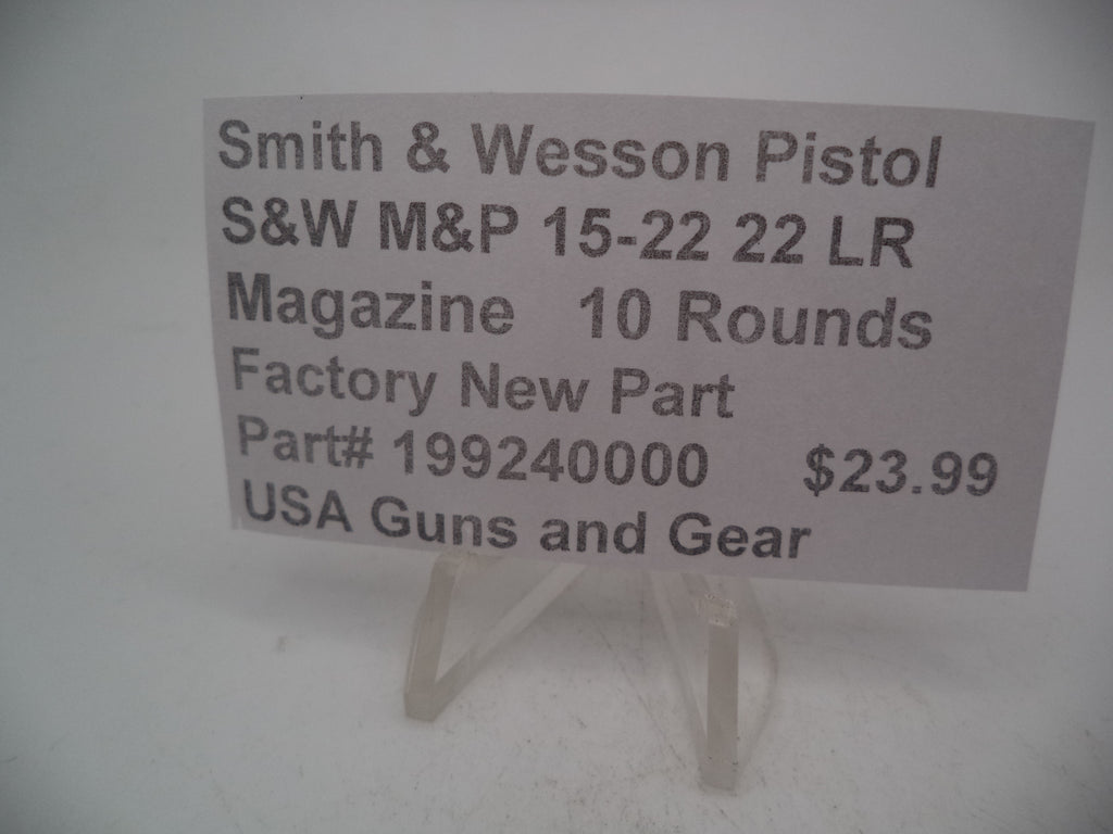 199240000 Smith & Wesson M&P 15-22  .22LR Magazine 10 Rounds New Part