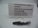 SDVE08 Smith & Wesson Pistol SD40 VE Slide Stop Lever Assembly Used Part .40 S&W