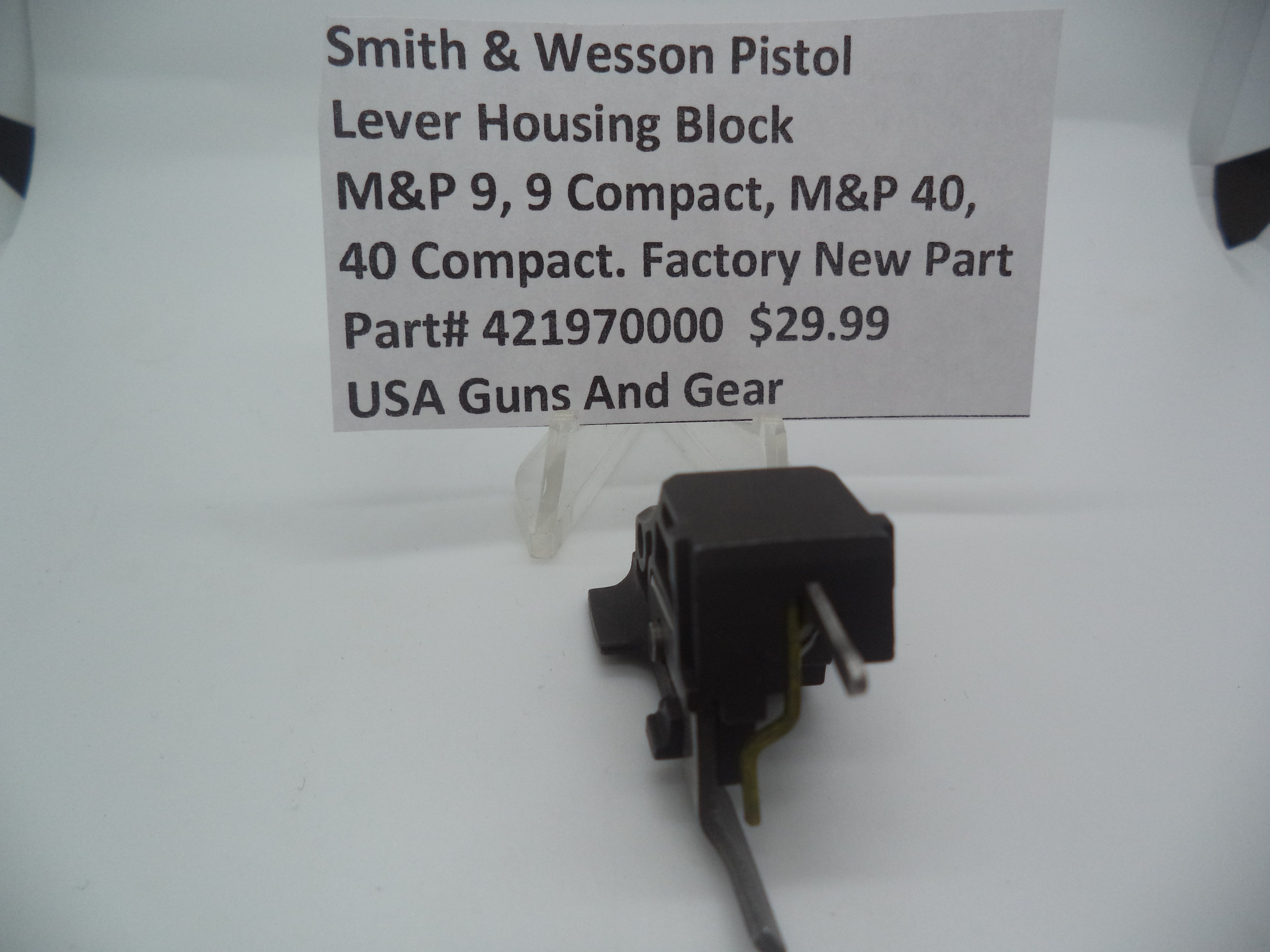 S&W M&P 9/40 Sear Housing Block Mag Safety | OEM 421970000