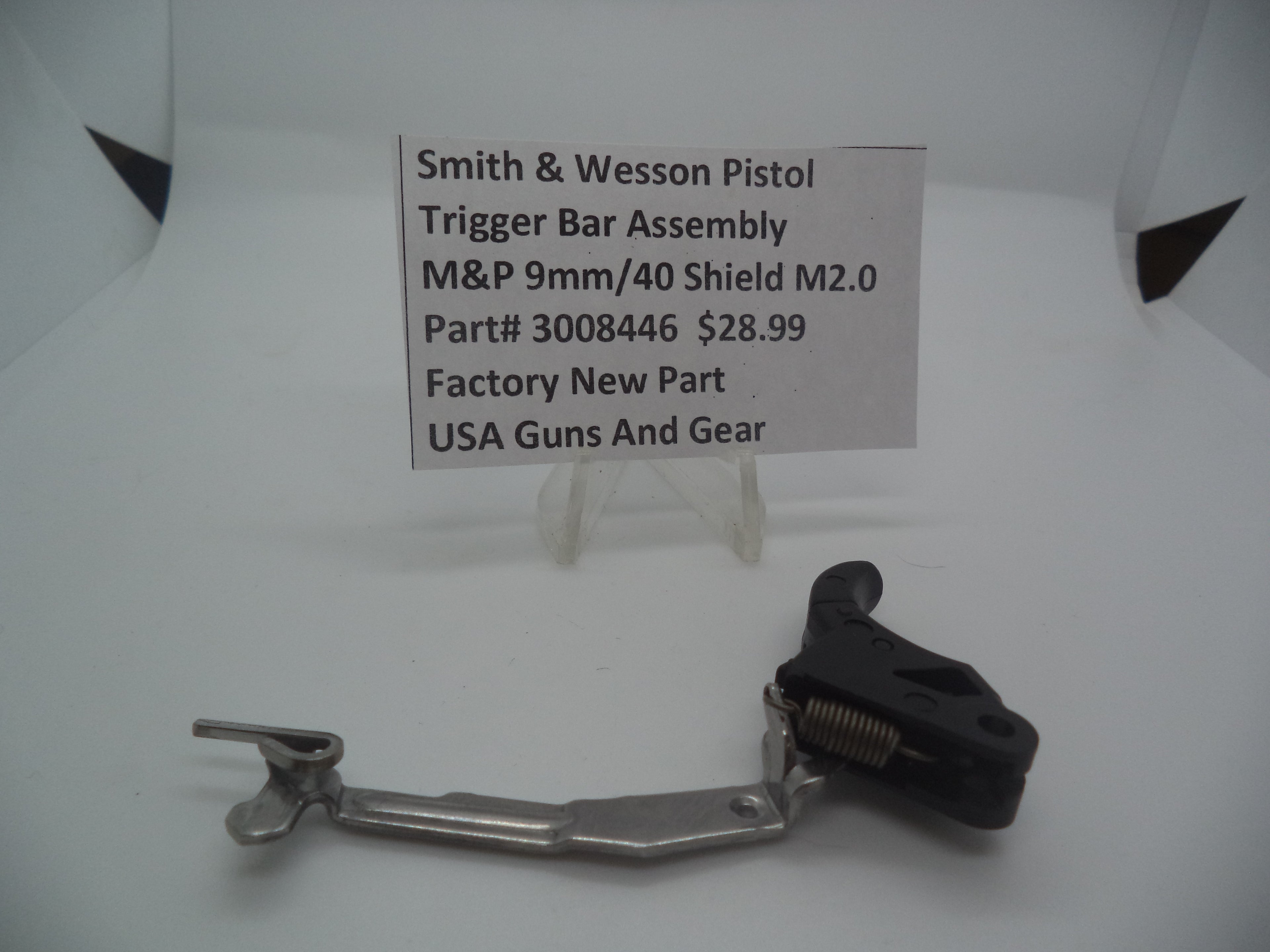 3008446 Smith & Wesson Pistol M&P Shield 9/40 M2.0 Trigger Bar Assembly New Part