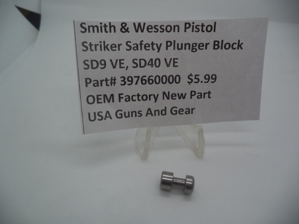 S&W SDVE SW Series Striker Plunger Block - 397660000 Factory OEM