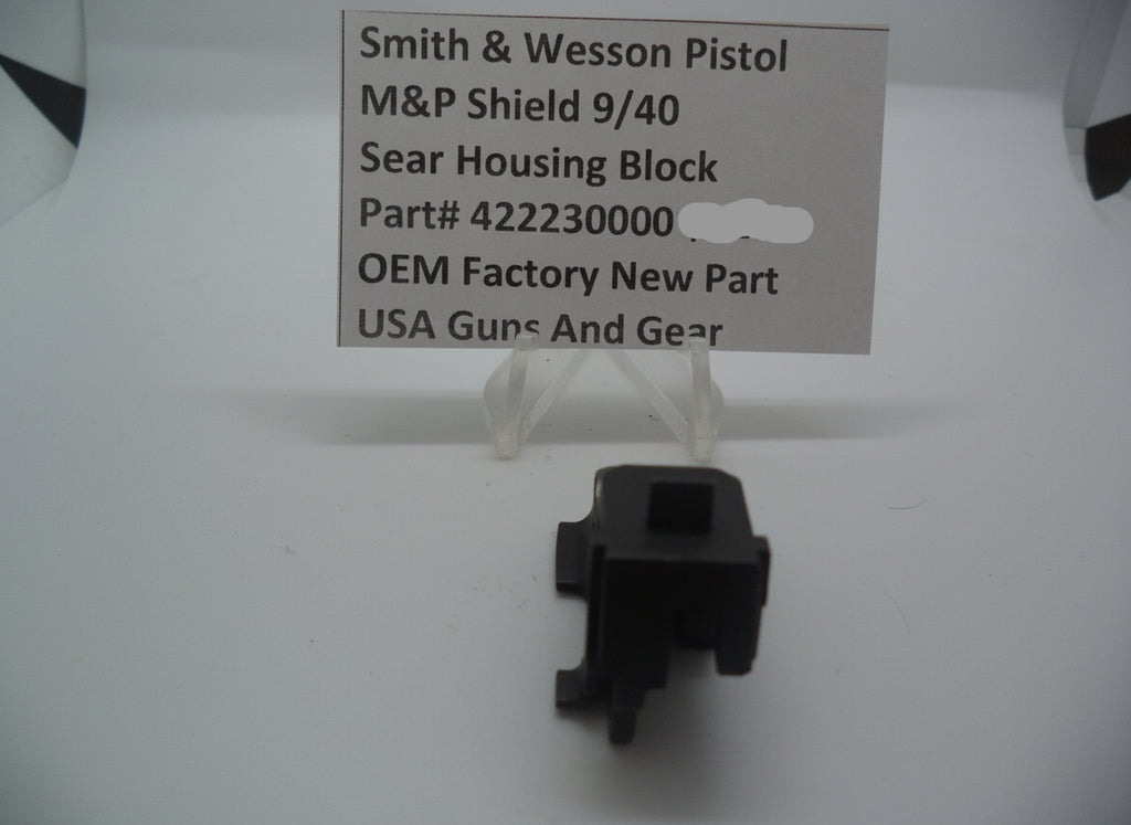 Smith & Wesson M&P Shield Sear Housing Block - 9mm/.40 All Generations - Factory OEM 422230000