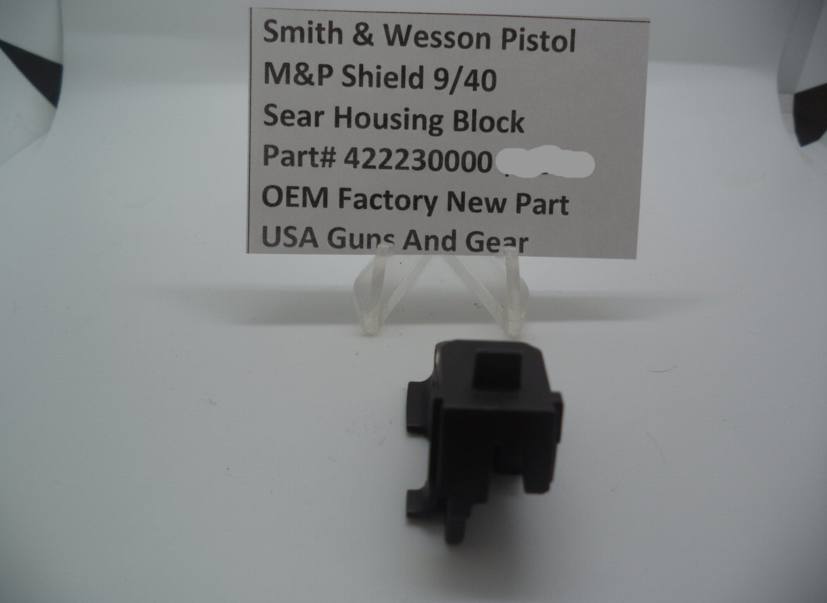 Smith & Wesson M&P Shield Sear Housing Block - 9mm/.40 All Generations - Factory OEM 422230000